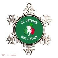 St Patricks Day, St Patrick Was Italian, Irish Shamrock Ornament thumb 0