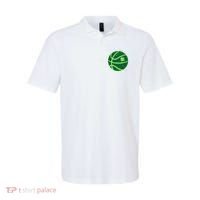 St Patrick's Day Lucky Shamrock Paint Splat Basketball Polo thumb 0