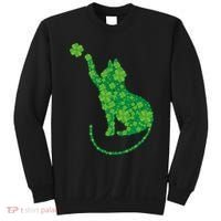 St Patricks Day, Cat St Patricks Day, Cat Shamrock Sweatshirt thumb 0