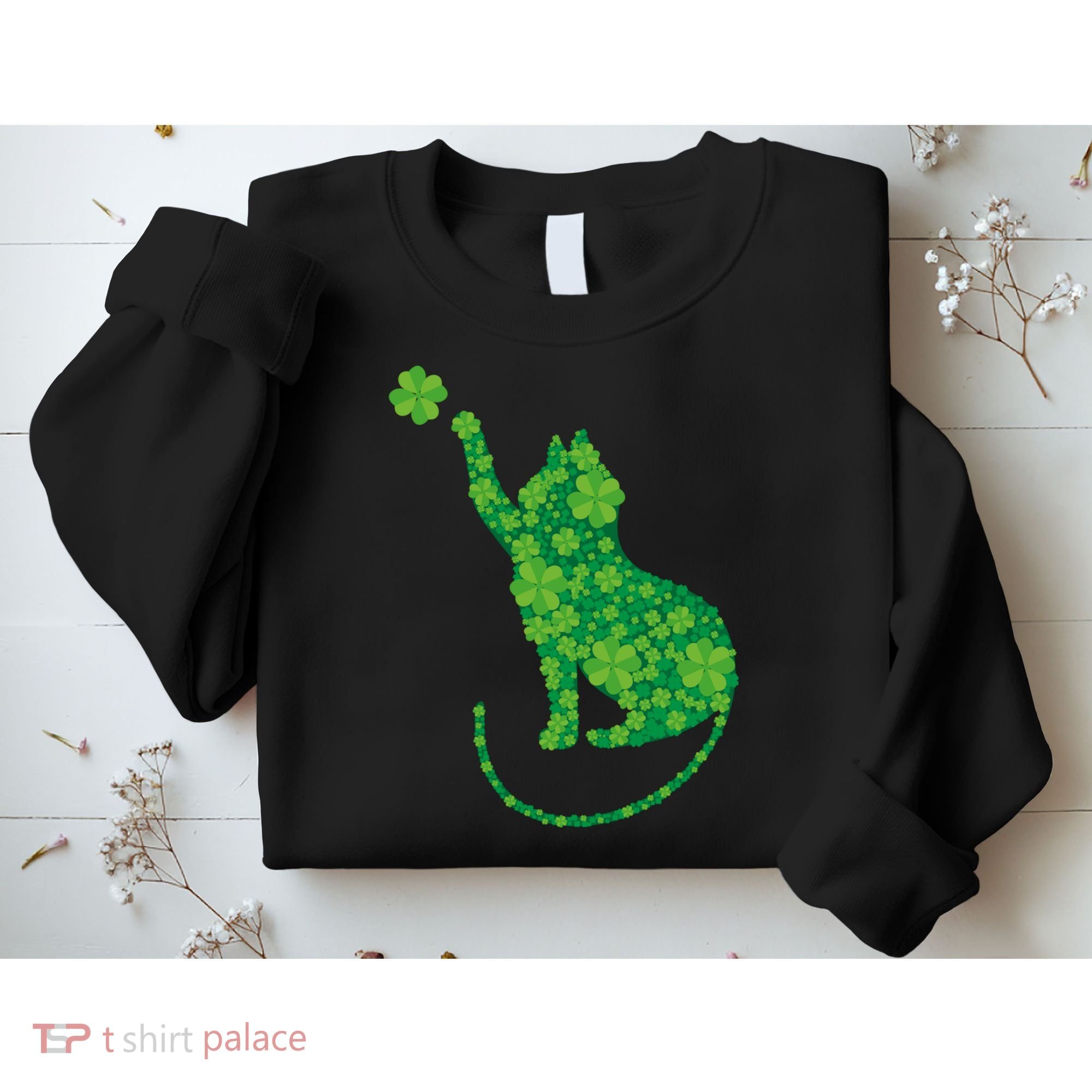 St Patricks Day, Cat St Patricks Day, Cat Shamrock Sweatshirt