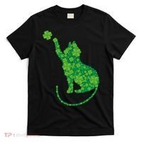 St Patricks Day, Cat St Patricks Day, Cat Shamrock T-Shirt thumb 0