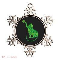 St Patricks Day, Cat St Patricks Day, Cat Shamrock Ornament thumb 0