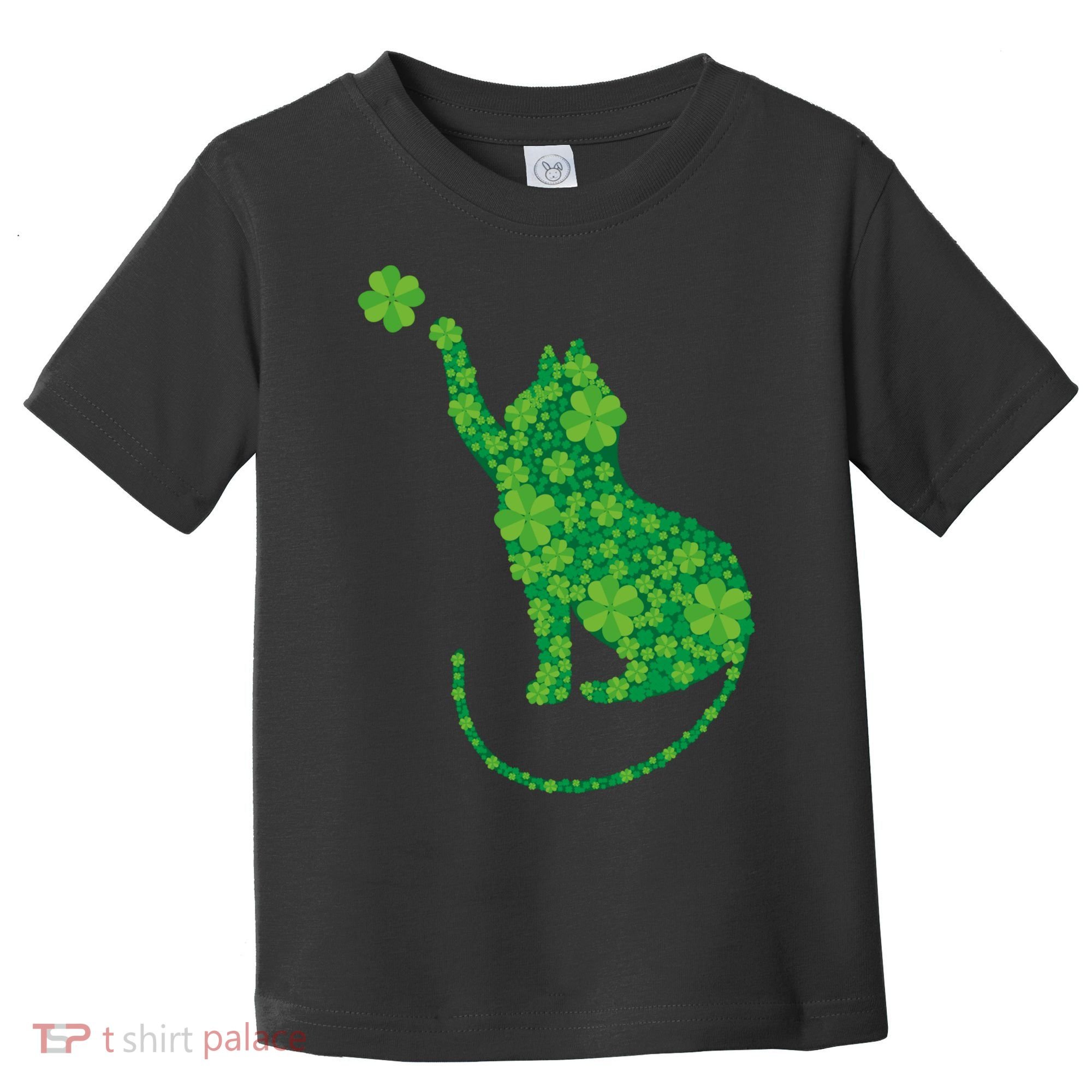 St Patricks Day, Cat St Patricks Day, Cat Shamrock Toddler T-Shirt