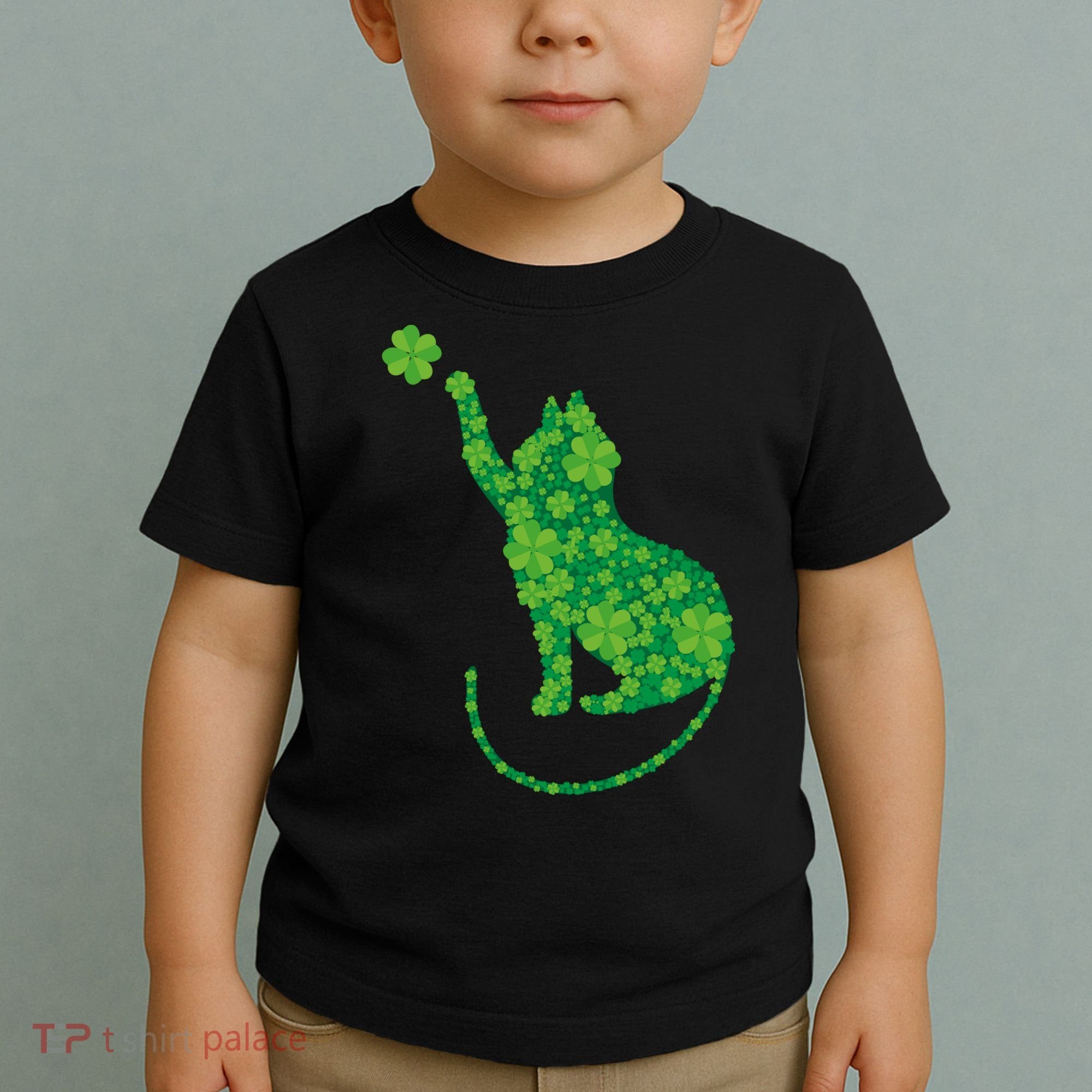 St Patricks Day, Cat St Patricks Day, Cat Shamrock Toddler T-Shirt