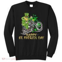 St Patricks Day For Motorcycle Bike Biker Rider Sweatshirt thumb 0