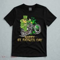 St Patricks Day For Motorcycle Bike Biker Rider T-Shirt thumb 5