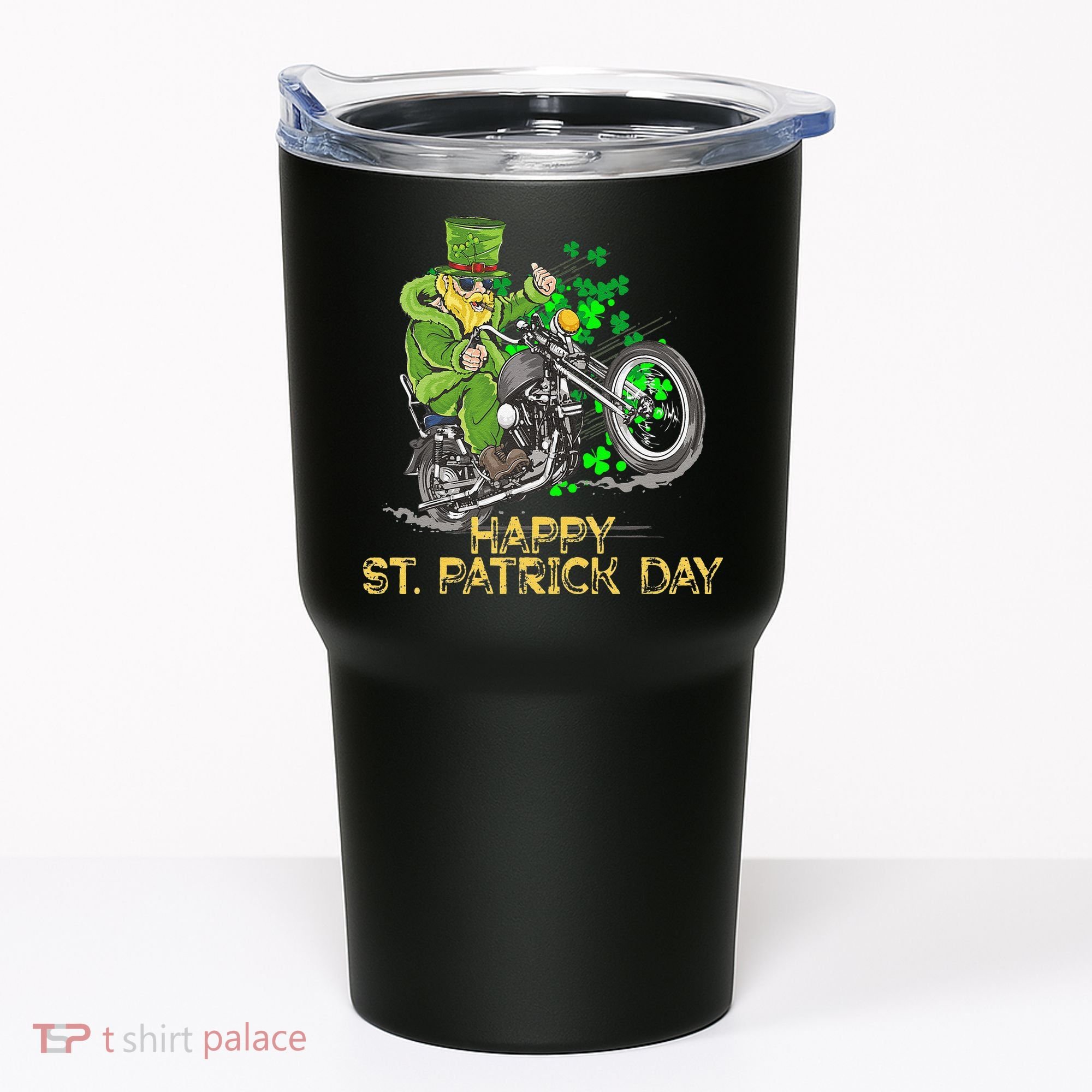 St Patricks Day For Motorcycle Bike Biker Rider Tumbler