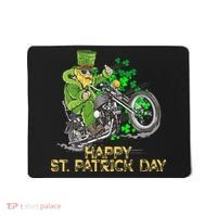 St Patricks Day For Motorcycle Bike Biker Rider Mousepad thumb 0