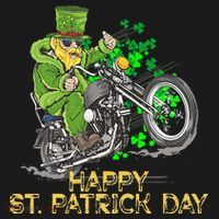 St Patricks Day For Motorcycle Bike Biker Rider Mousepad thumb 1