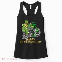 St Patricks Day For Motorcycle Bike Biker Rider Women's Tank Top thumb 0
