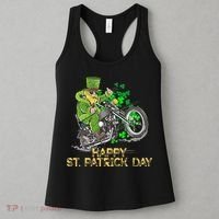 St Patricks Day For Motorcycle Bike Biker Rider Women's Tank Top thumb 3