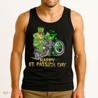 St Patricks Day For Motorcycle Bike Biker Rider Tank Top thumb 3