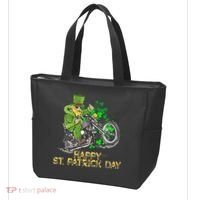 St Patricks Day For Motorcycle Bike Biker Rider Tote Bag thumb 3