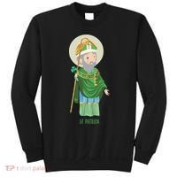 Saint Patricks Day Pray For Us St Patrick's Catholic Patty's Happy Sweatshirt thumb 0