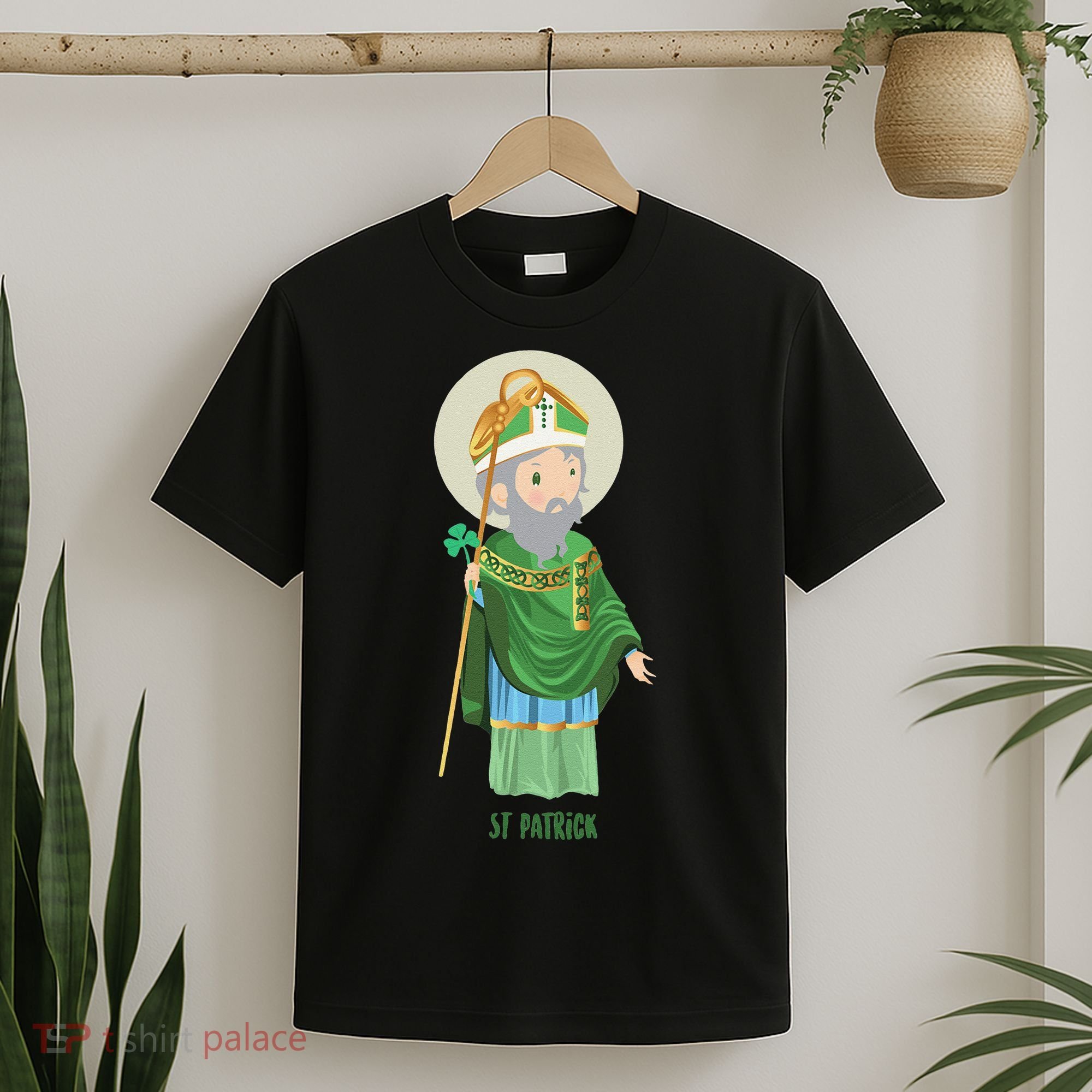 Saint Patricks Day Pray For Us St Patrick's Catholic Patty's Happy T-Shirt