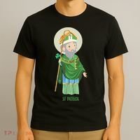 Saint Patricks Day Pray For Us St Patrick's Catholic Patty's Happy T-Shirt thumb 3