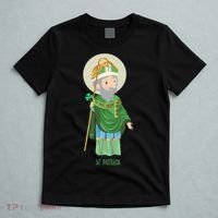 Saint Patricks Day Pray For Us St Patrick's Catholic Patty's Happy T-Shirt thumb 5