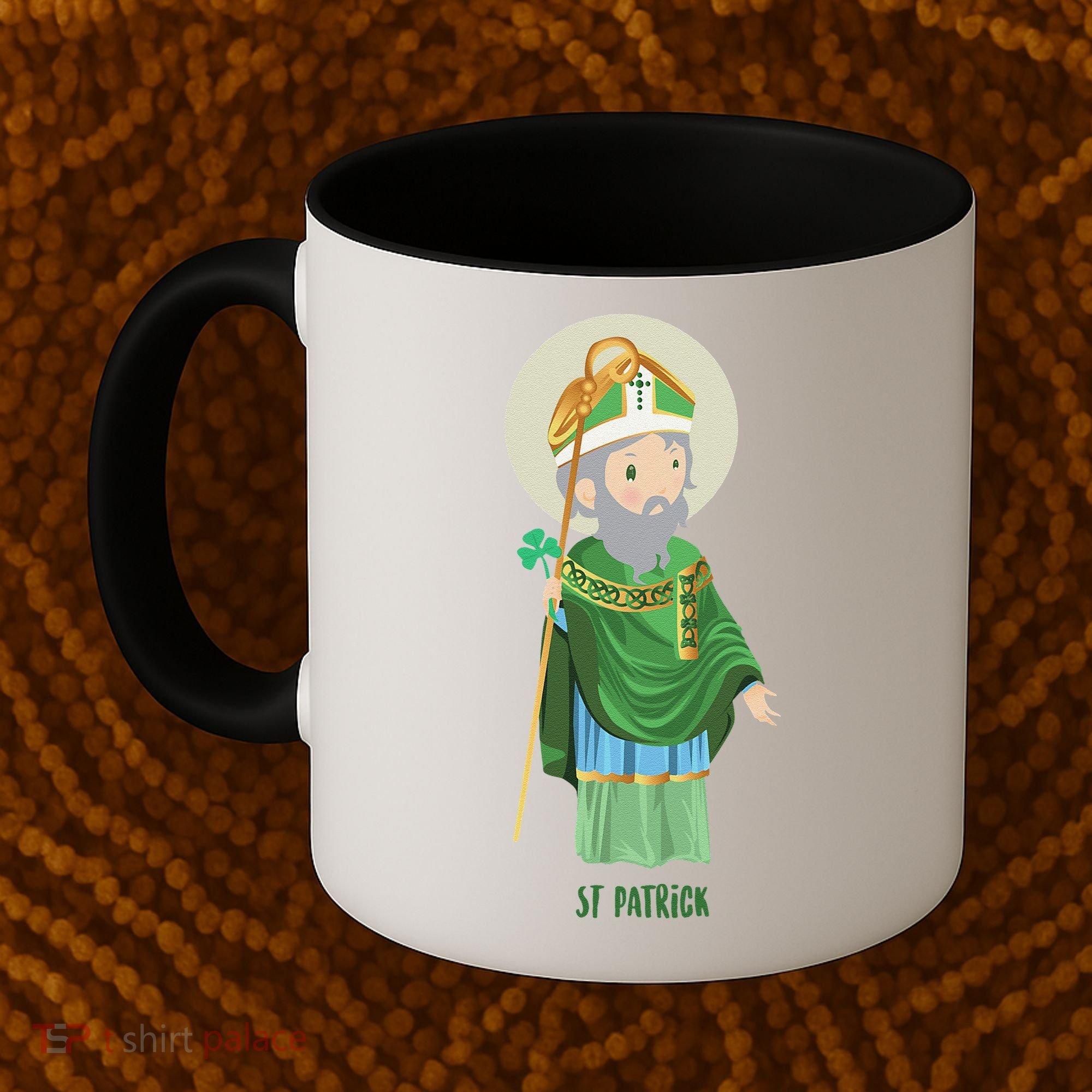 Saint Patricks Day Pray For Us St Patrick's Catholic Patty's Happy Coffee Mug