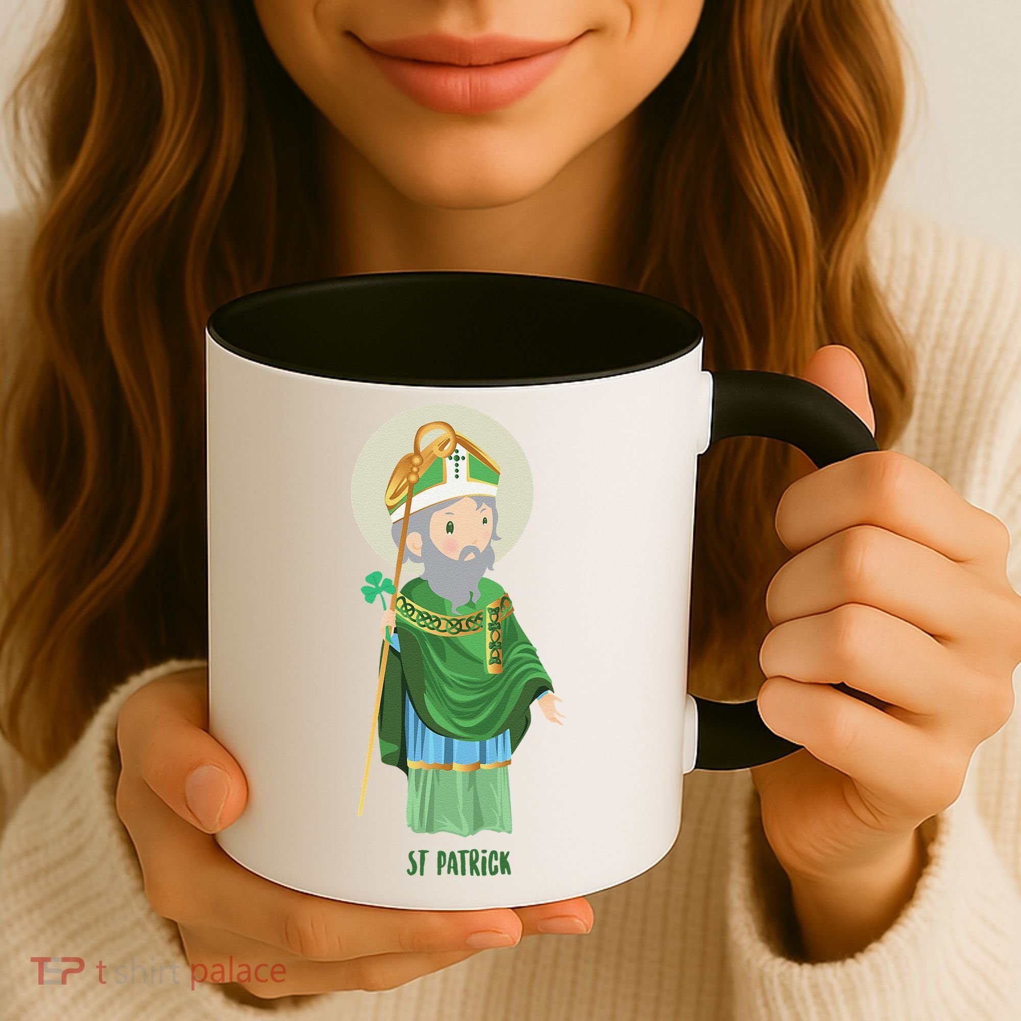Saint Patricks Day Pray For Us St Patrick's Catholic Patty's Happy Coffee Mug