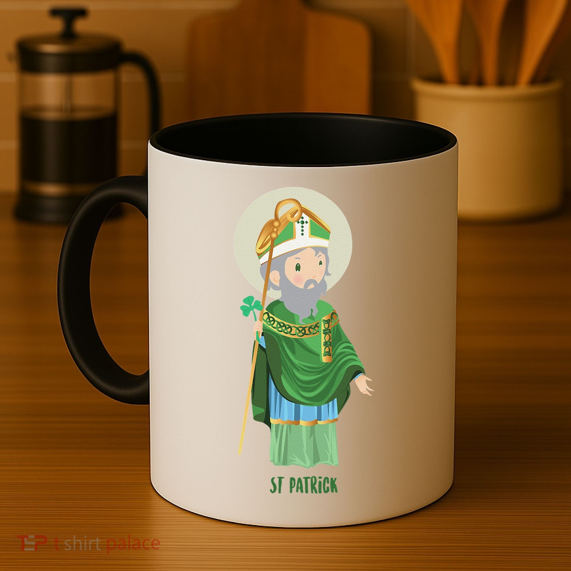 Saint Patricks Day Pray For Us St Patrick's Catholic Patty's Happy Coffee Mug