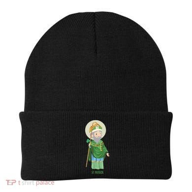 Saint Patricks Day Pray For Us St Patrick's Catholic Patty's Happy Beanie