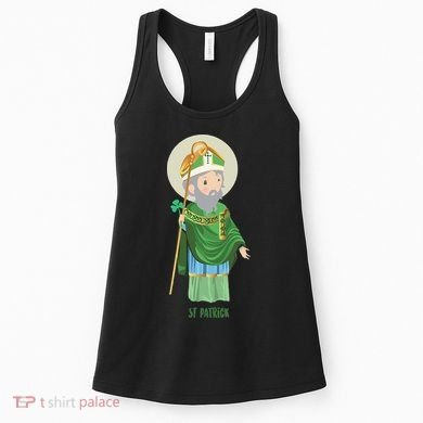 Saint Patricks Day Pray For Us St Patrick's Catholic Patty's Happy Women's Tank Top