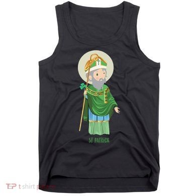 Saint Patricks Day Pray For Us St Patrick's Catholic Patty's Happy Tank Top