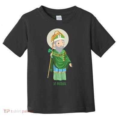 Saint Patricks Day Pray For Us St Patrick's Catholic Patty's Happy Toddler T-Shirt