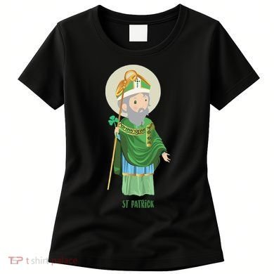 Saint Patricks Day Pray For Us St Patrick's Catholic Patty's Happy Women's T-Shirt