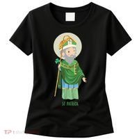 Saint Patricks Day Pray For Us St Patrick's Catholic Patty's Happy Women's T-Shirt thumb 0