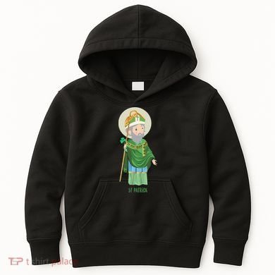 Saint Patricks Day Pray For Us St Patrick's Catholic Patty's Happy Kids Hoodie