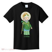Saint Patricks Day Pray For Us St Patrick's Catholic Patty's Happy Kids T-Shirt thumb 0