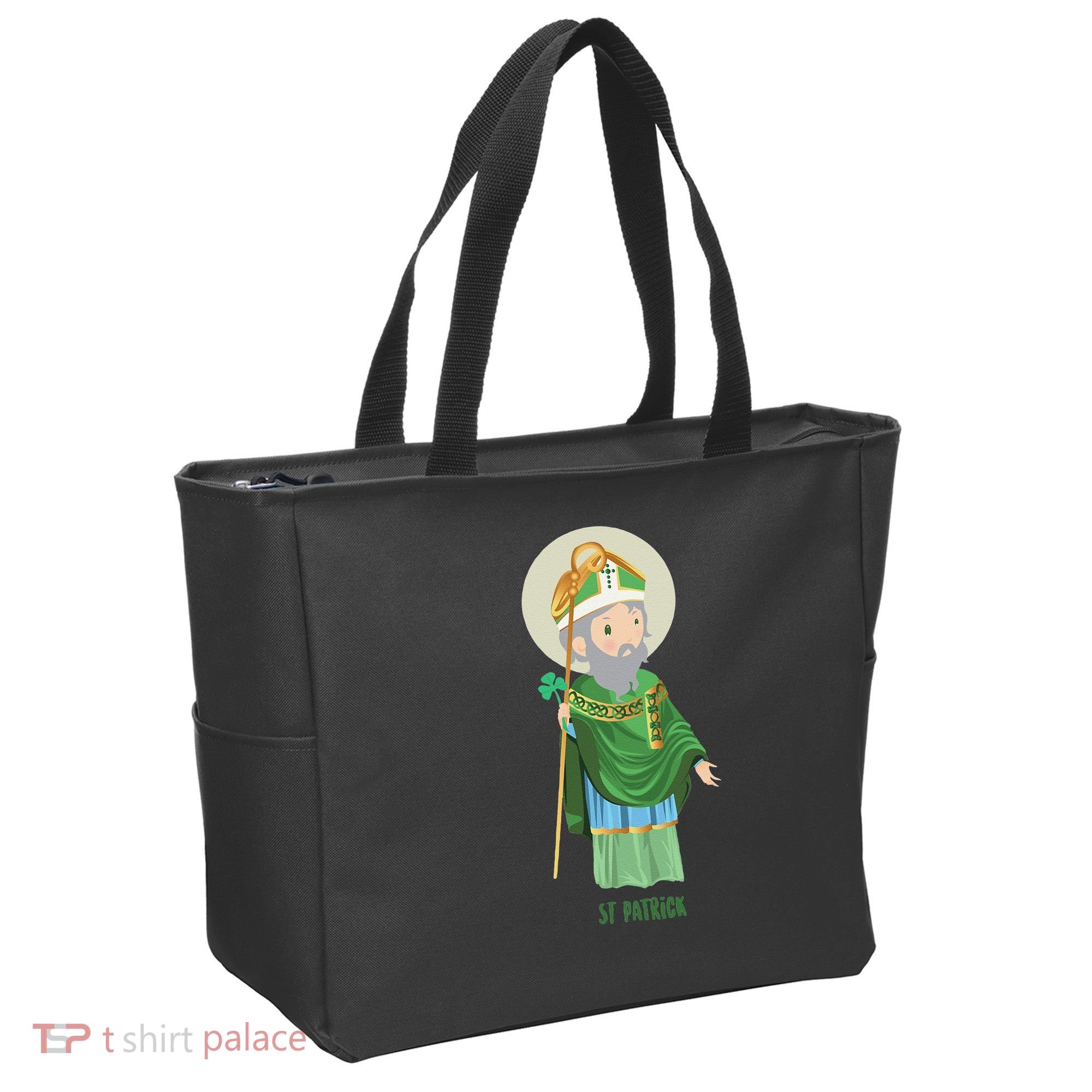 Saint Patricks Day Pray For Us St Patrick's Catholic Patty's Happy Tote Bag