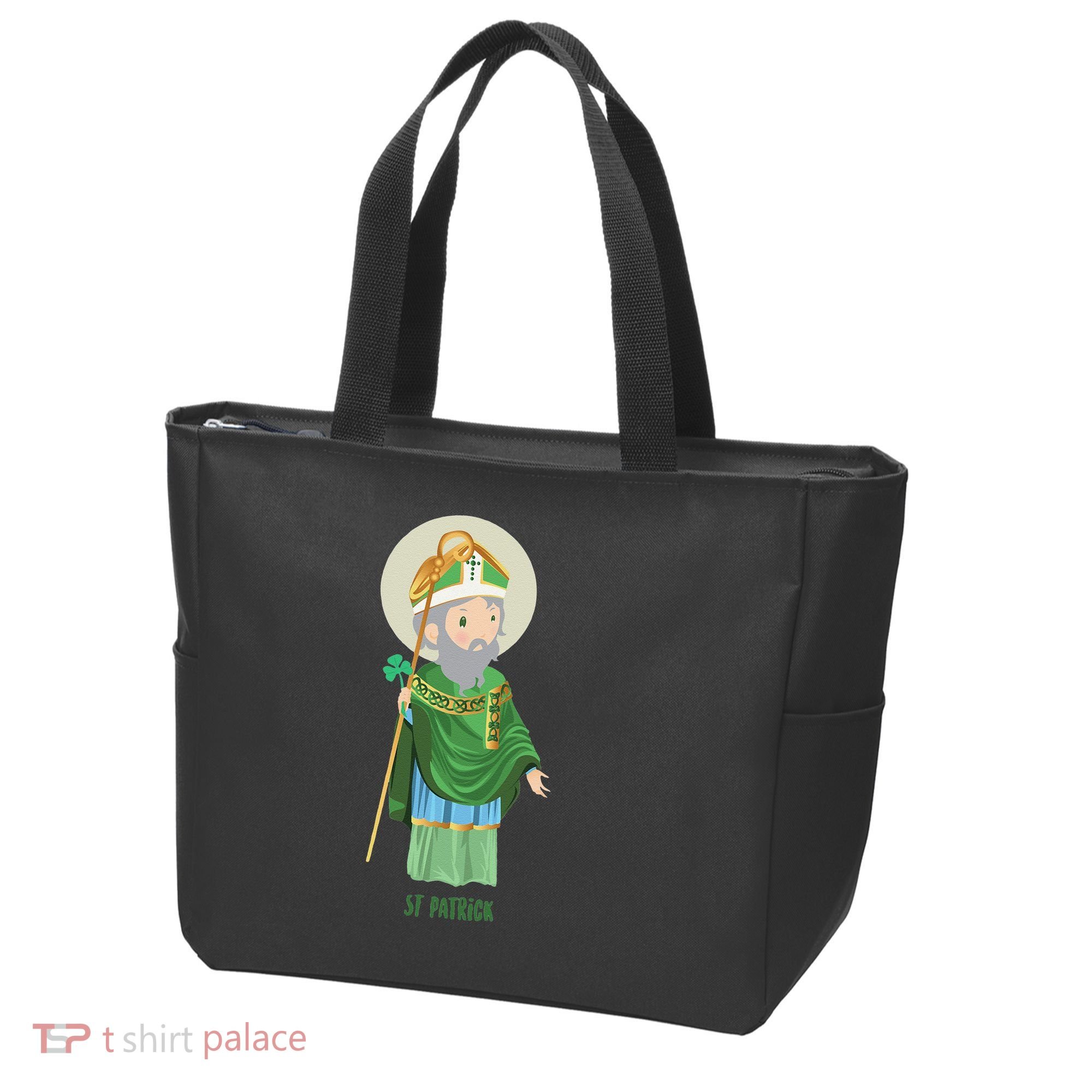 Saint Patricks Day Pray For Us St Patrick's Catholic Patty's Happy Tote Bag