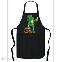 St Patricks Day, Dabbing Leprechaun, Funny St Patricks Day Apron thumb 0