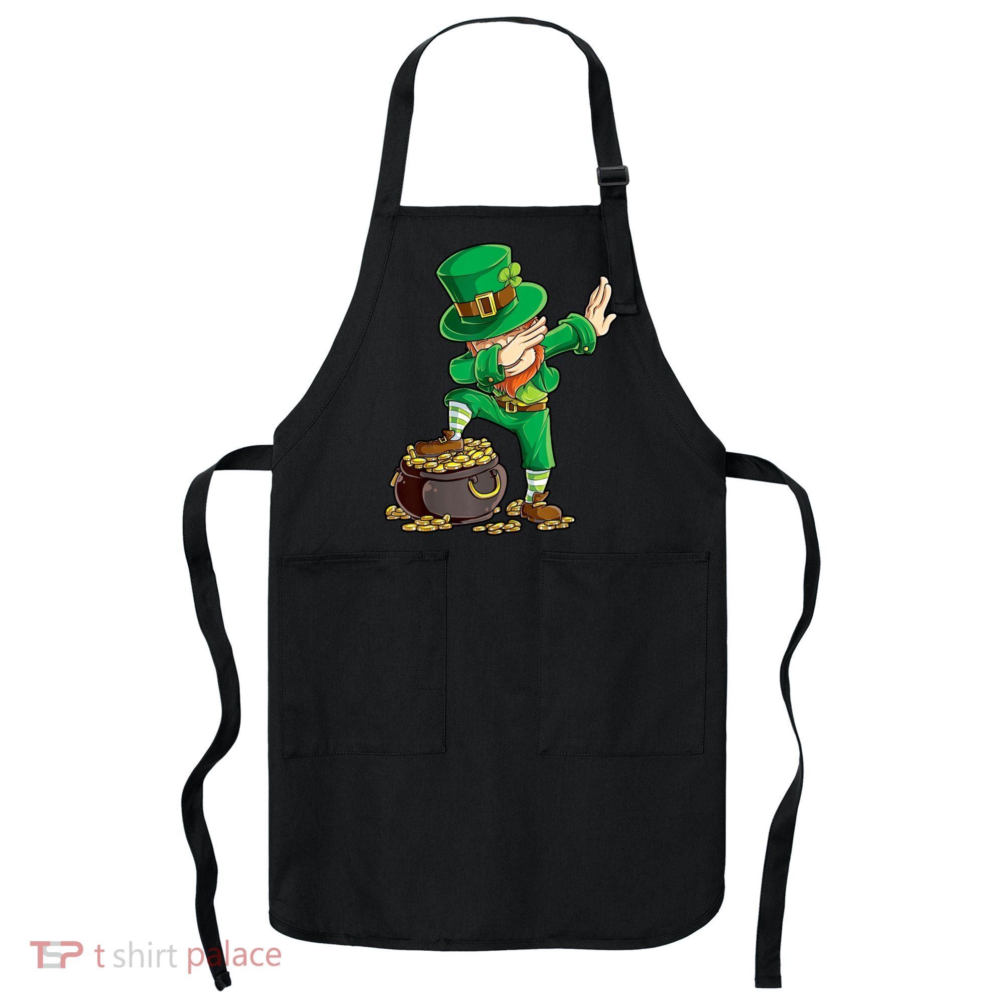 St Patricks Day, Dabbing Leprechaun, Funny St Patricks Day Apron