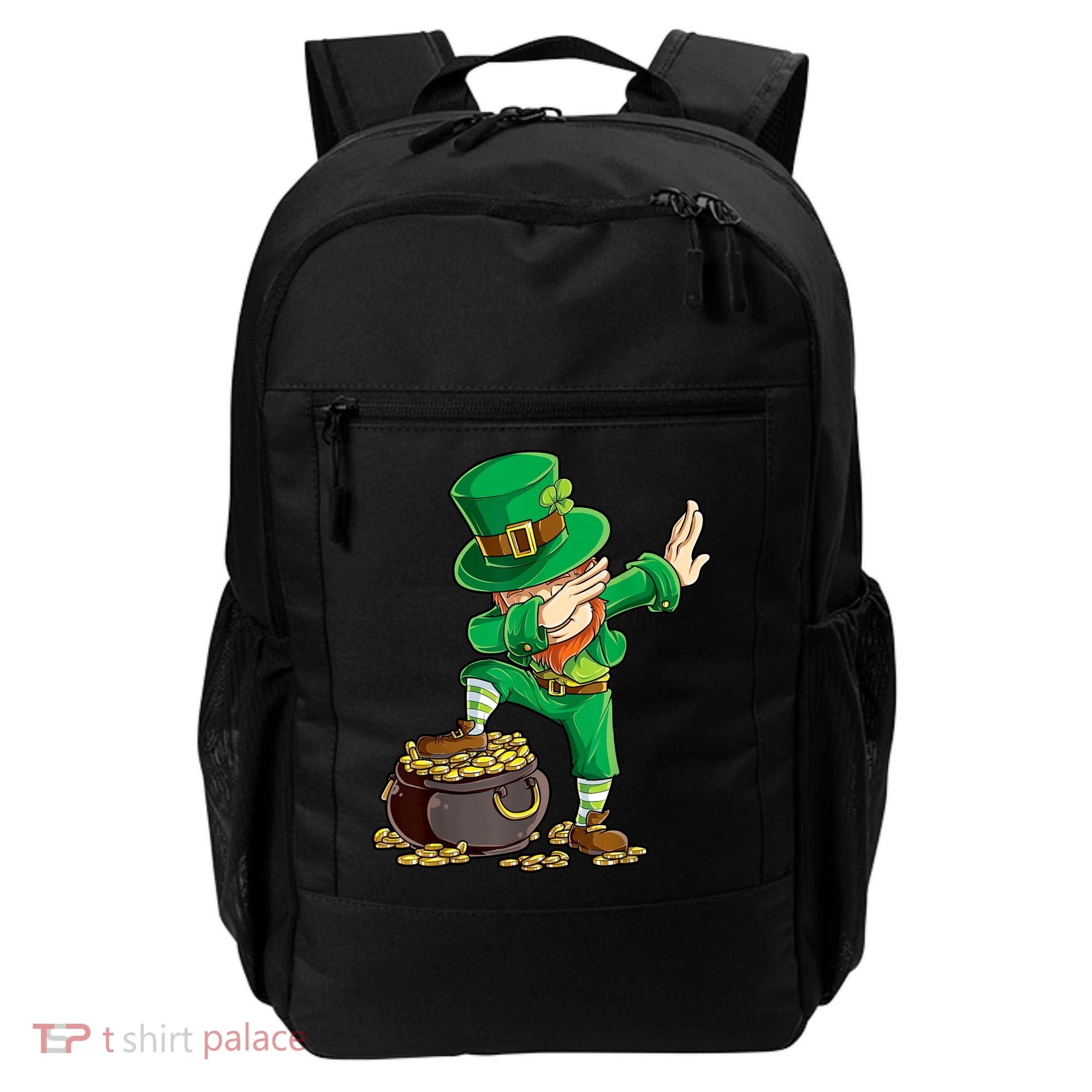 St Patricks Day, Dabbing Leprechaun, Funny St Patricks Day Backpack