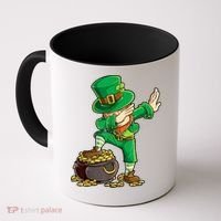 St Patricks Day, Dabbing Leprechaun, Funny St Patricks Day Coffee Mug thumb 0