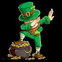 St Patricks Day, Dabbing Leprechaun, Funny St Patricks Day Women's Hoodie thumb 2