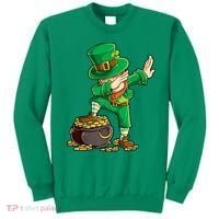 St Patricks Day, Dabbing Leprechaun, Funny St Patricks Day Sweatshirt thumb 0