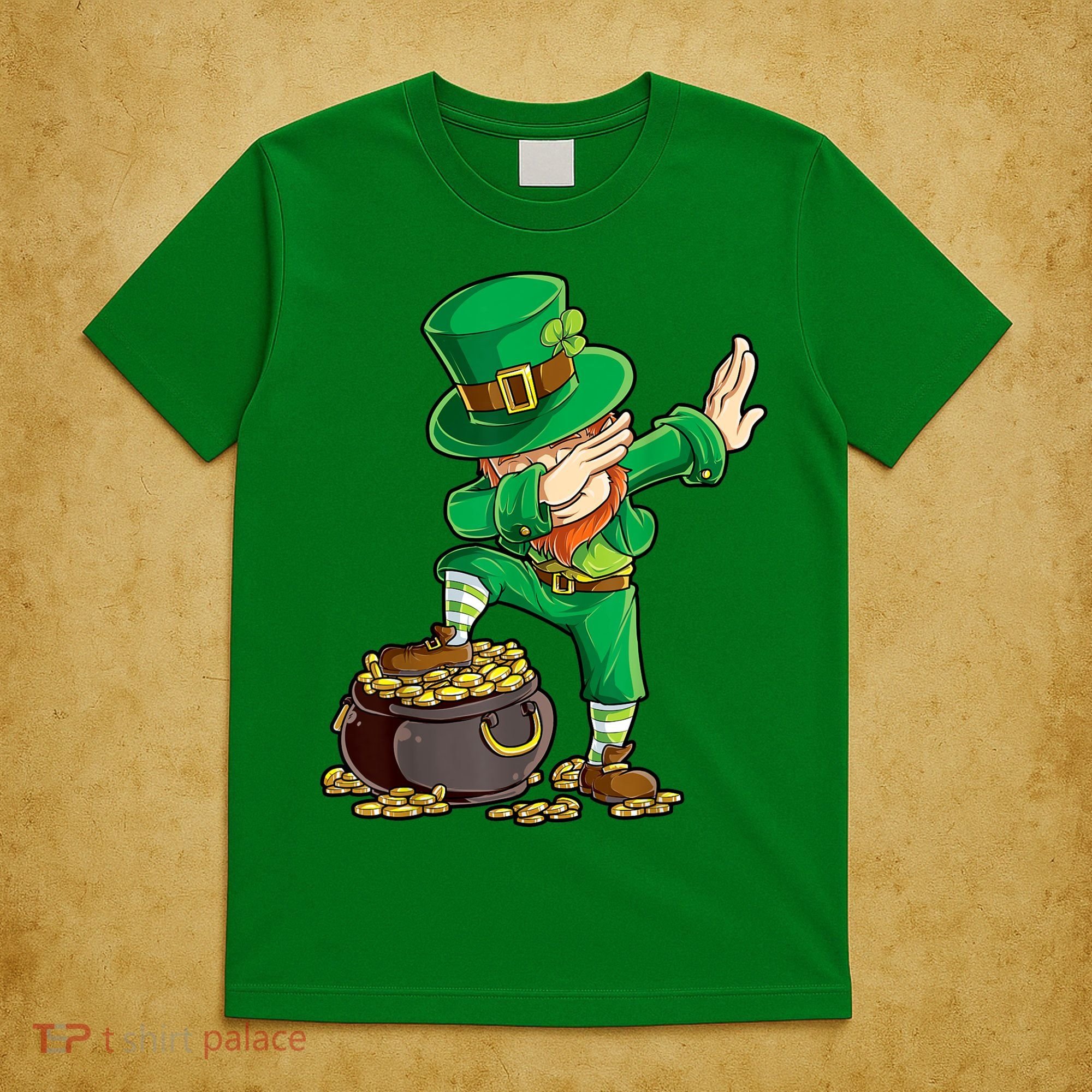 St Patricks Day, Dabbing Leprechaun, Funny St Patricks Day T-Shirt