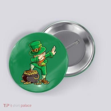 St Patricks Day, Dabbing Leprechaun, Funny St Patricks Day Button