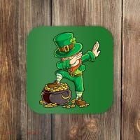 St Patricks Day, Dabbing Leprechaun, Funny St Patricks Day Coaster thumb 0