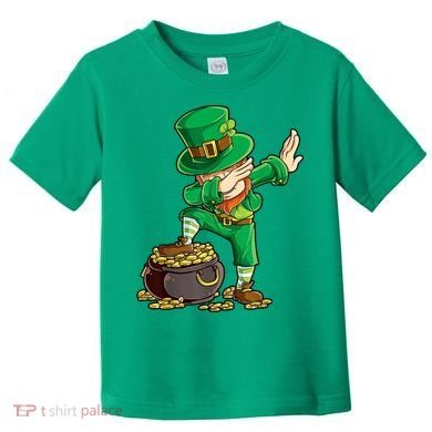 St Patricks Day, Dabbing Leprechaun, Funny St Patricks Day Toddler T-Shirt