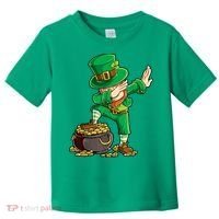 St Patricks Day, Dabbing Leprechaun, Funny St Patricks Day Toddler T-Shirt thumb 0