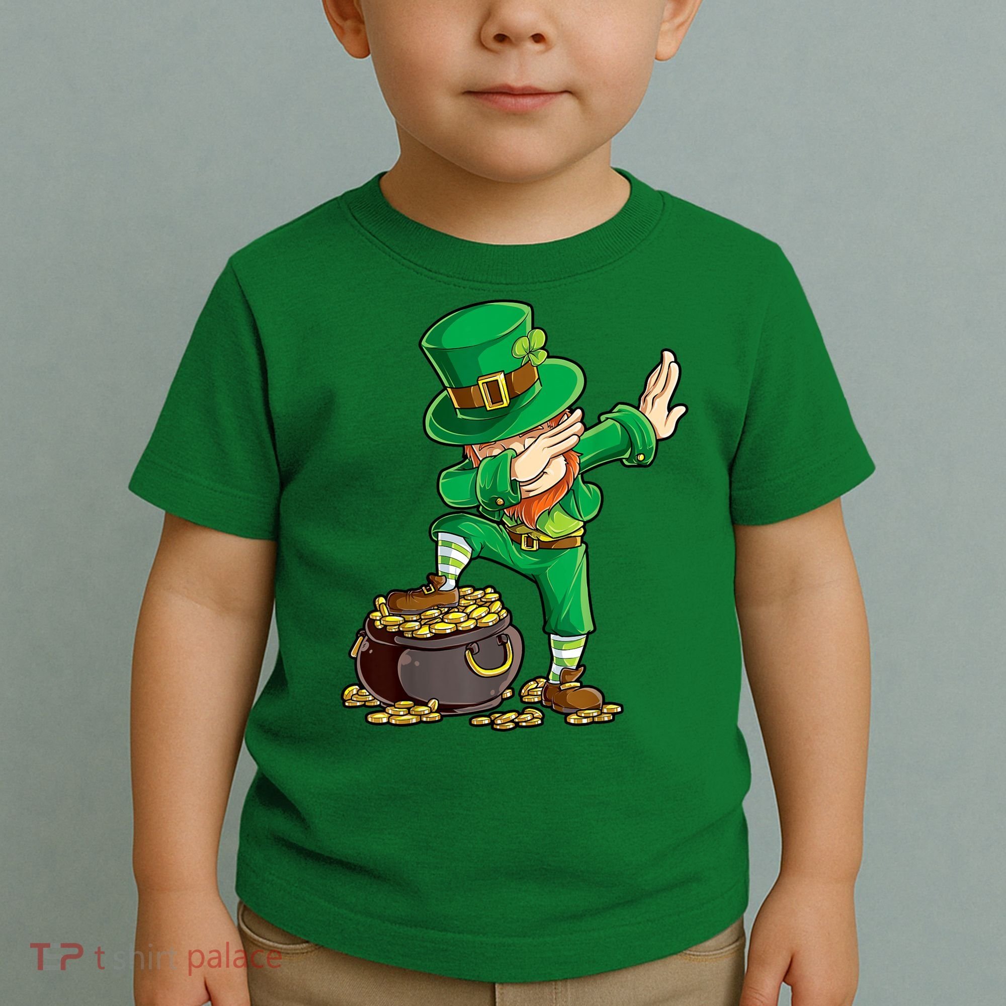 St Patricks Day, Dabbing Leprechaun, Funny St Patricks Day Toddler T-Shirt