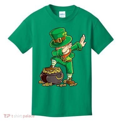 St Patricks Day, Dabbing Leprechaun, Funny St Patricks Day Kids T-Shirt