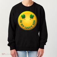 St Patricks Day In My Lucky Era Smiley Emoji Women's Sweatshirt thumb 0