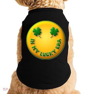 St Patricks Day In My Lucky Era Smiley Emoji Doggie Tank