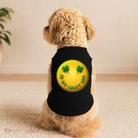 St Patricks Day In My Lucky Era Smiley Emoji Doggie Tank thumb 2